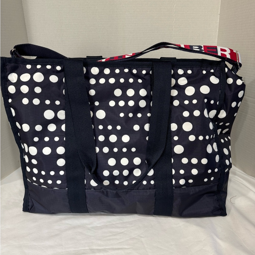 Libertine Polka Dot Tote Bag with Black and White Design